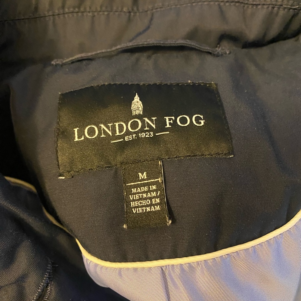 London Fog Navy Coat - Picture 5 of 8